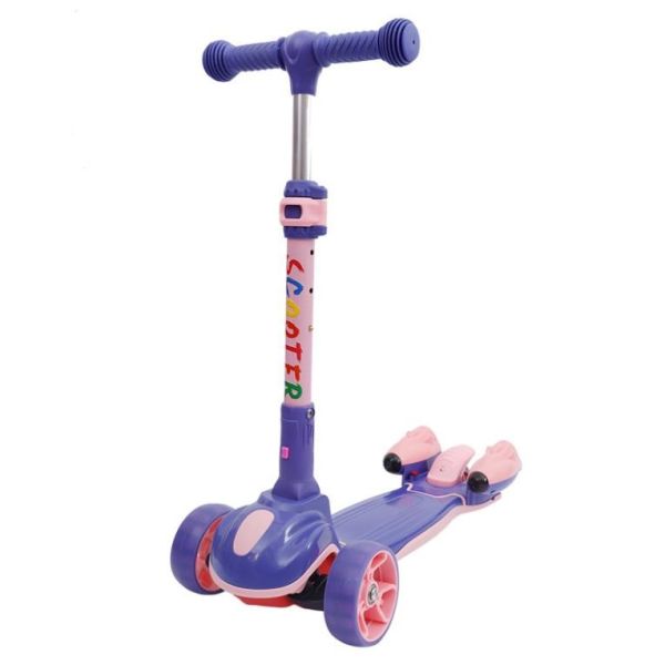 Buy OEM Kids Rocket Kick Scooter With Sprayer Water Design Purple And Pink Color at wholesale prices