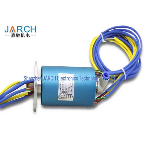 High Pressure Pneumatic Electrical Slip Ring With Minimal Electrical Circuit