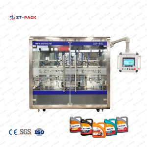 16 Nozzle Ss316 Automatic Liquid Filling Line 5l Lubricant Packaging Machine