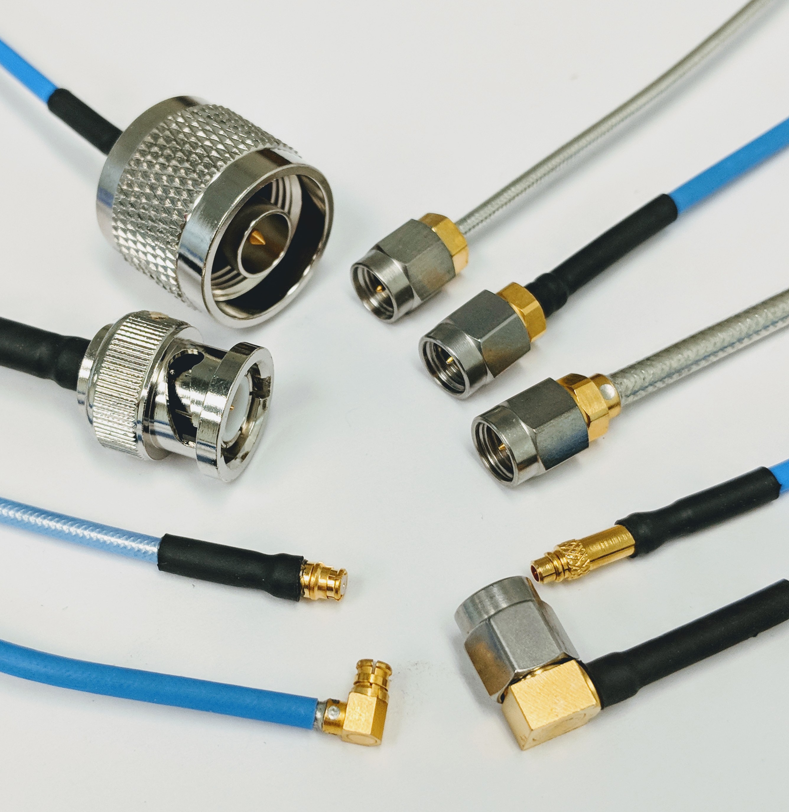 Custom Antenna Cable Assembly RG142 RF Coaxial Cable