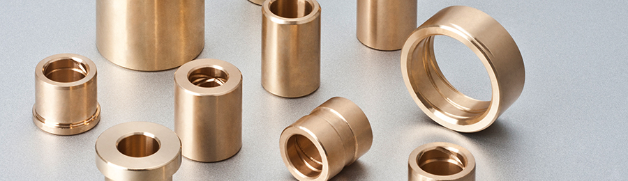 Symmco Oil Impregnated Sintered Bronze Cored Stock Bronze Bushing, High Heat Conduction, Long Life Surface