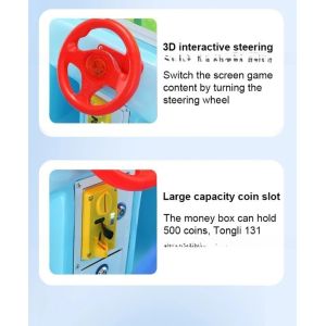 Dreamland kids coin operated games mp5 video game machine fiberglass kiddie