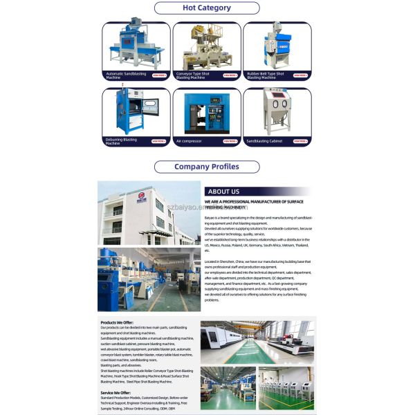 Automatic Sandblasting Machine High Pressure Cleaner