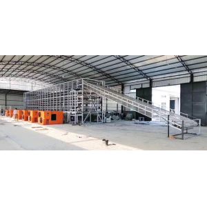 Large Capacity Continuous Belt Dryer Hot Air Circulation Industrial Drying