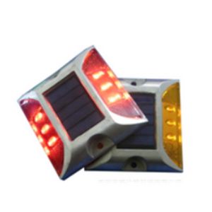 Quality Traffic safety aluminum 6pcs led solar cat eye road stud for sale