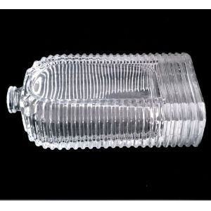 Custom Design 60ml Square New Cap Empty Crimp Glass Perfume Spray Bottle