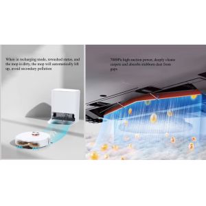 AI LINE LASER LDS ROBOT VACUUM CLEANER WITH ALL FUNCTION ROTARY MOP