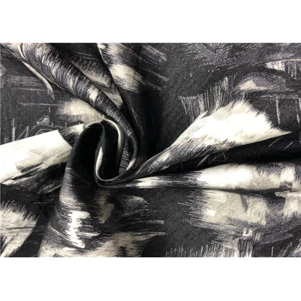 Buy Shading Pattern Graphic Print Upholstery Fabric Soft Hand Feel PVC / TPE / PU Backing at wholesale prices