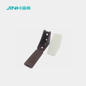 10*28mm Plastic Corner Brackets With Cover, Flat Pack Furniture Fitting For