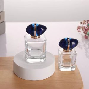 50ml 100ml Selling Clear Glass Perfume Bottle With Customized Lid