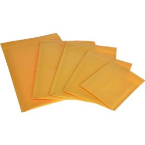 Oil Resistant Kraft Paper 4x8 Bubble Mailers Size 000 Padded Envelopes