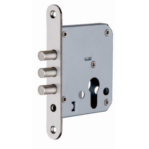 SNP SCP Finish Stainless Steel Mortise Door Lock Body