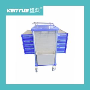 Hospital Drug Delivery Vehicle With Wheel Blue Drug Delivery Vehicle