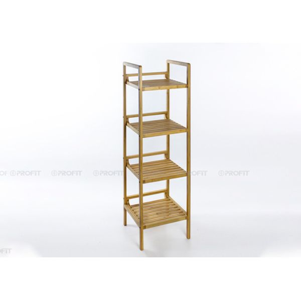Buy 30cm Width Bamboo Bathroom Storage Shelf at wholesale prices