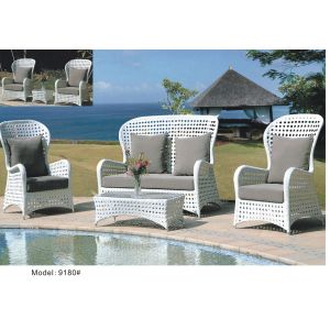 outdoor garden rattan sofa/hotel sofa/patio sofa-9180
