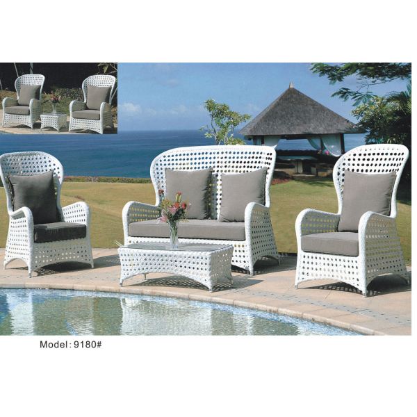 Buy outdoor garden rattan sofa/hotel sofa/patio sofa-9180 at wholesale prices