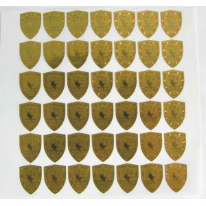 Transparent Logo 3d Hologram Stickers Significant Stereoscopic Image