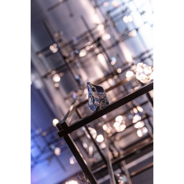 Matrix Cube Art Hardware Lamp Crystal Villa Club Crystal Lamp Banquet Hall Lamps High-End Post-Modern Crystal Lamp Customization