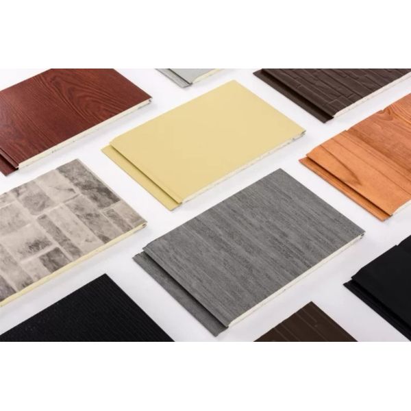 Customized Color Steel Polyurethane Foam Sandwich Panels For Exterior Wall