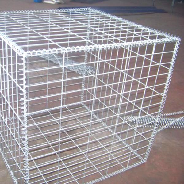 Buy 1x1x1m Stone Cage Retaining Wall Welded Mesh Gabion at wholesale prices