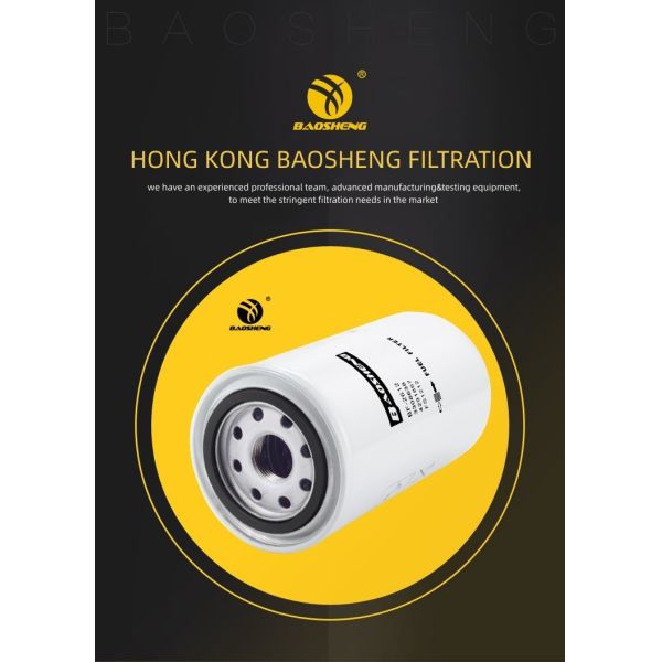 Daewoo Doosan P558000 Excavator Fuel Filter OD 93MM