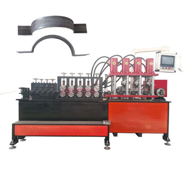 Buy Fully Automatic Cnc Flat Iron Hoop Forming Machine Flat Steel Holt Hoop Iron Machine Hoop Clamp Making Machine at wholesale prices