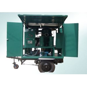 Moveable Transformer Oil Purification Machine 6000 L/hour Flow Rate