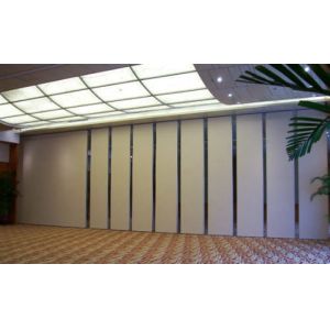 Melamine Board Movable Partition Walls , Aluminum Sliding Room Partitions