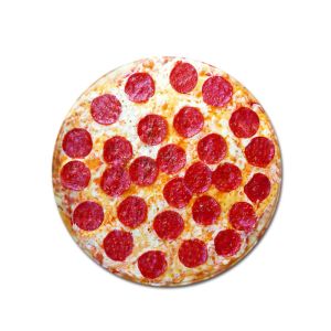 Pizza Biscuit Circular Area Rugs Computer Chair Floor Mat