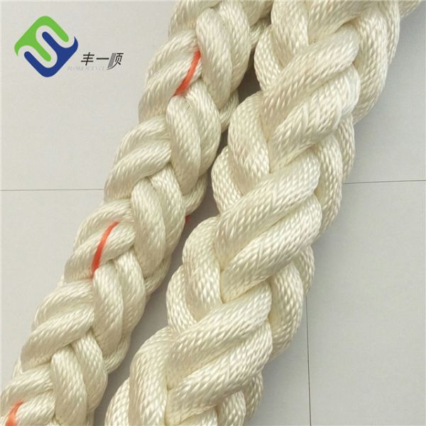 Buy Customized 8 Strand Nylon Rope 40mm Hawser Marine Boat Mooring Lines at wholesale prices