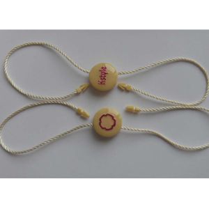 Custom Clothing Plastic Hang Tag Locking Fasteners Plastic Drop Domed Epoxy