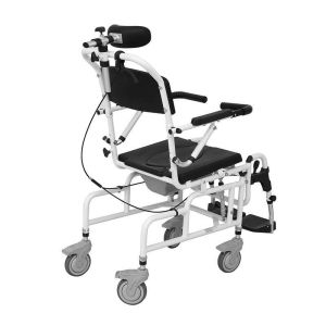 Aluminium Alloy Portable Bathroom Chair For Disabled Hospital