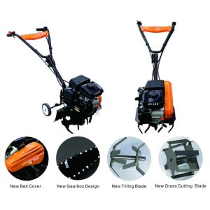 GT400 Mini Power Belt Tiller 77ml Displacement Gasoline Engine