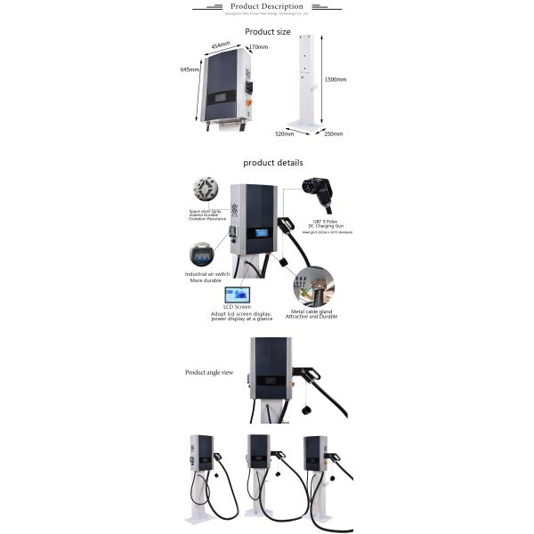 7kw 15kw 20kw Ocpp Type 2 EV Charging Station for Commercial