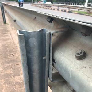 Galvanized Q235 SJ235R Steel Highway Guardrail Sigma Post with Customized Design