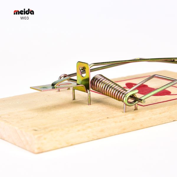 Ultra Strong Spring Wooden Mouse Trap Poplar Rat Killer Catcher for Home House 27.8g