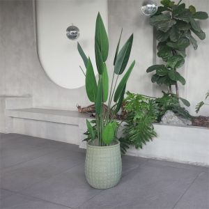 Frost Resistant Fiber Cement Pot For Warmer Camping Burners And Charcoal