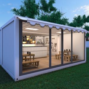 Quality Popular 40ft Flat Pack Containers Milk Tea Shop Coffee Shop for sale