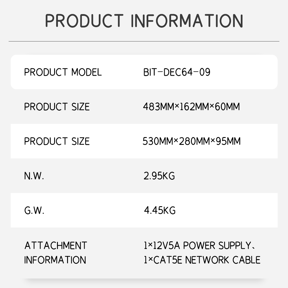 4K60 Gigabit Ethernet Decoding and Splicing Processor IP Stream Input Control