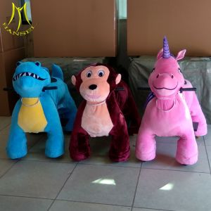 Hansel Guangzhou wholesale Motorized plush riding animals battery powered