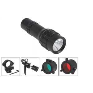 Quality Rechargeable Zoom powerful cree hunting torch with Lithium Battery , 180lm for sale