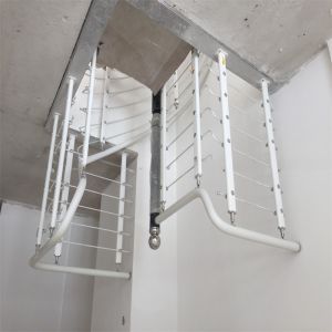 Forged iron 316SS Commercial Stair Railing Balustrade Interior