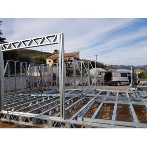 Permanent Construction Light Steel Villa House / Lgs Prefabricated Villa With