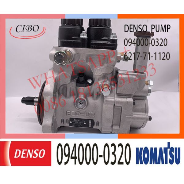 094000-0320 6217-71-1120,6217-71-1121 for KOMATSU SA6D140E-3 Diesel HP0 Fuel Pump 094000-0321 094000-0322