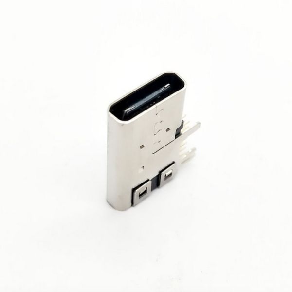 USB Type C Female Upright Dip Connector