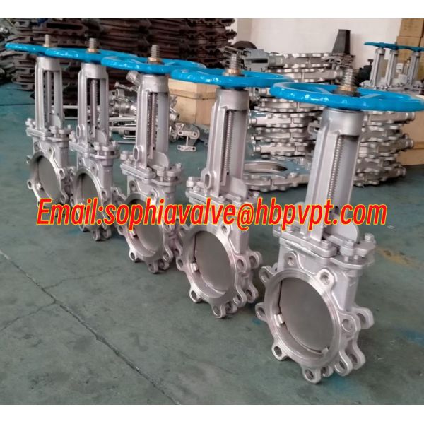 Buy rising stem ANSI stainless steel knife gate valve at wholesale prices