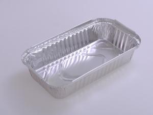 China Odorless Aluminium Foil Containers With Lids 158 * 106 * 28.5mm Environment Friendly on sale