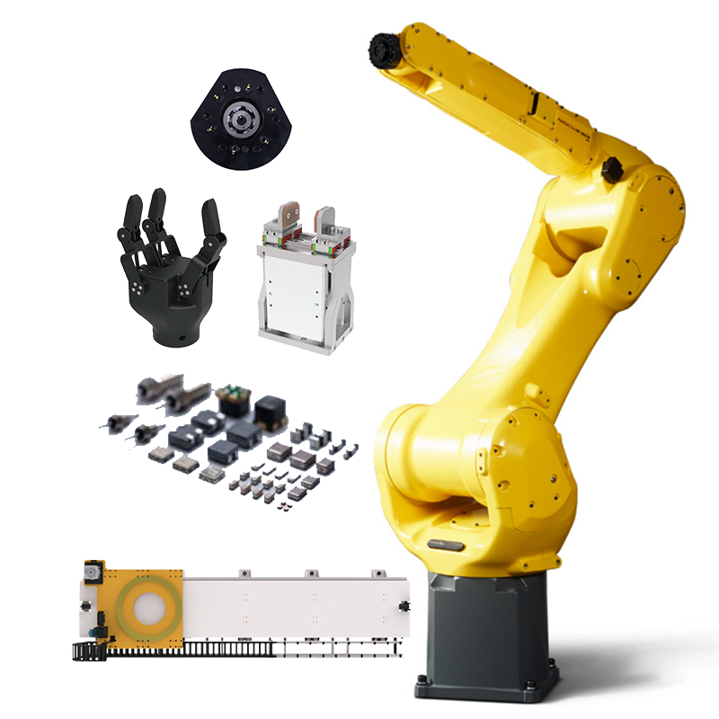 Automatic FANUC Industrial Robotic Arm Payload 25kg Electronic Components