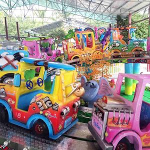 Quality Crazy Amusement Park Rides Mini Shuttle Ride With Car Coaches for sale