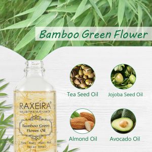 Bamboo Green Flower Essential Oil For Face Body Hair Nail 100ml